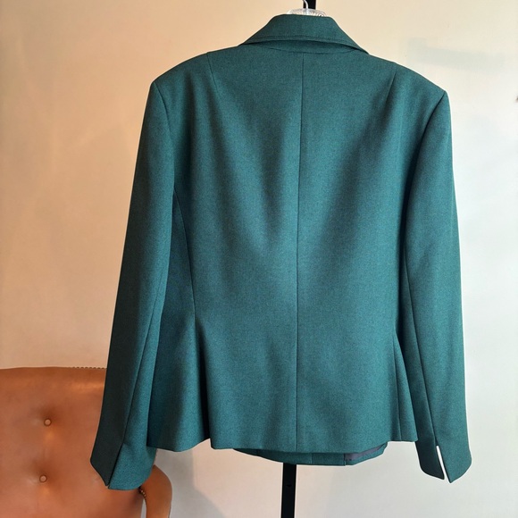 Evan Picone Green Blazer Tailored Fit Professional Style - Picture 5 of 8